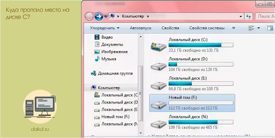 куда, пропало, место, диске