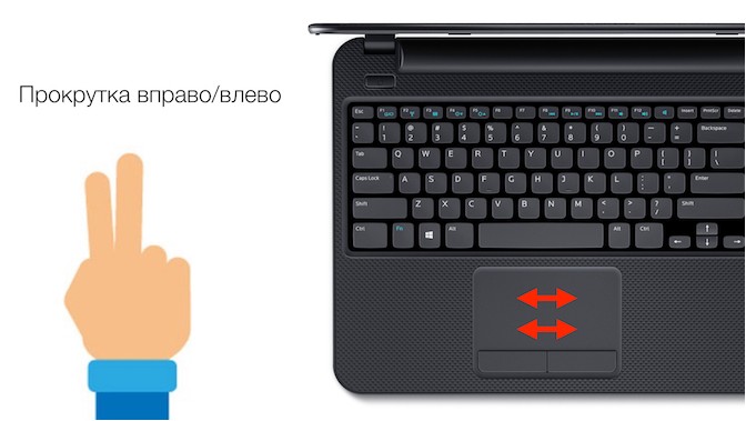 жесты windows 10 прокрутка