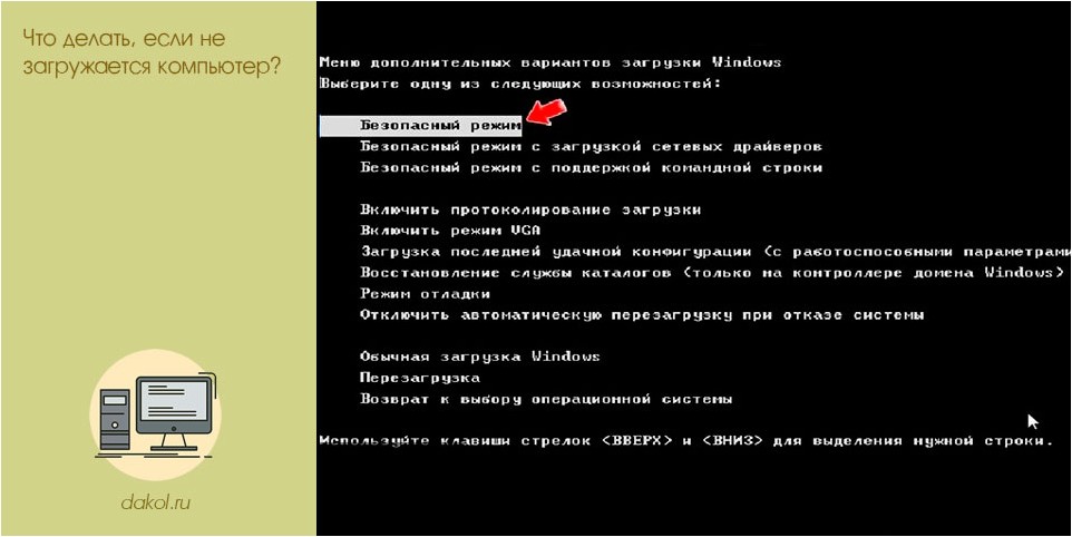загружается, компьютер