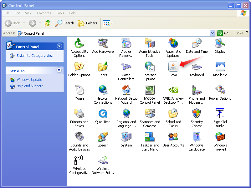 Control_Panel_Java