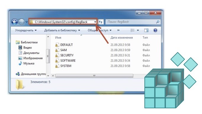 файлы реестра Windows