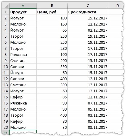Сортировка по двум столбцам