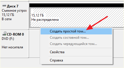 создание простого тома