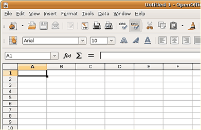 Скриншот программы OpenOffice.org