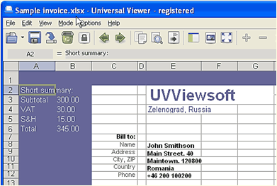 Скриншот программы Universal Viewer Free