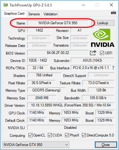 Используем программу GPU-Z