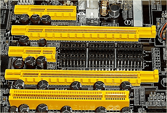 Слоты PCI Express и PCI