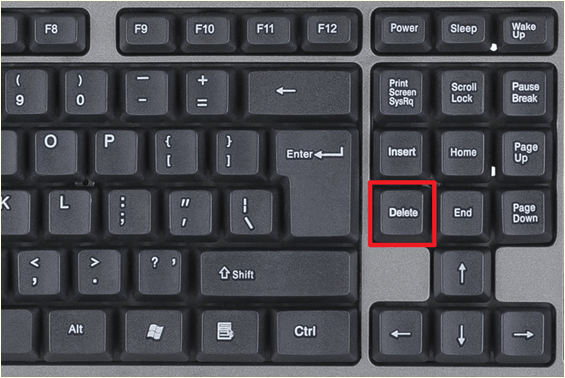 клавиша Delete