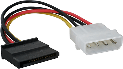 переходник MOLEX на SATA питание