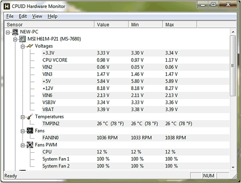 HWMonitor