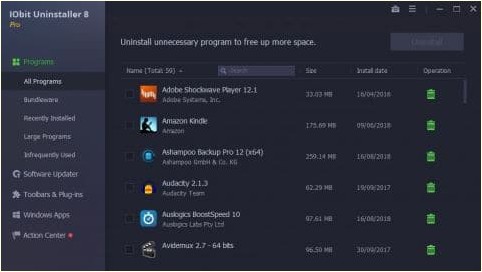 программа IObit Uninstaller