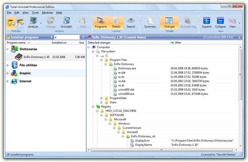 программа Total Uninstall