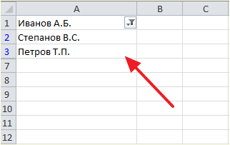 отфильтрованные данные