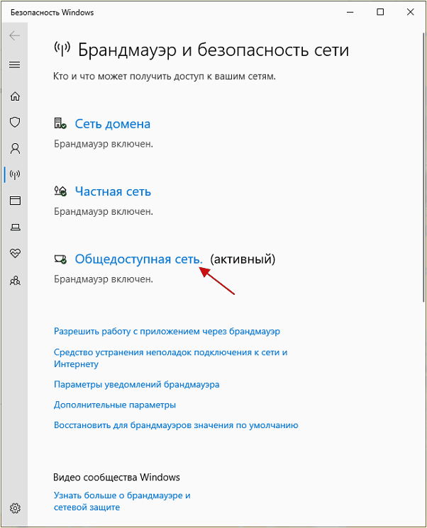 активная сеть
