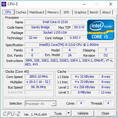 CPU-Z CPU-Z