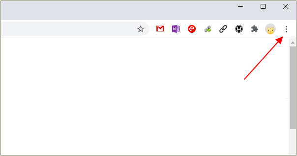 кнопка с тремя точками в Google Chrome кнопка с тремя точками в Google Chrome