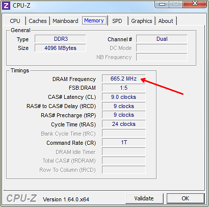 частота оперативной памяти в CPU-Z частота оперативной памяти в CPU-Z