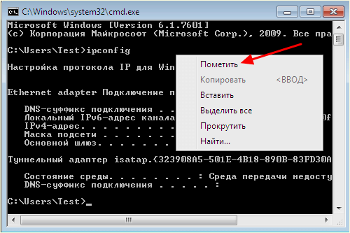 вариант Пометить